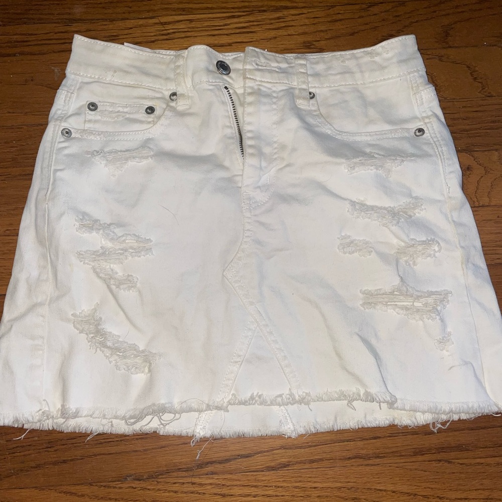 American eagle denim skirt